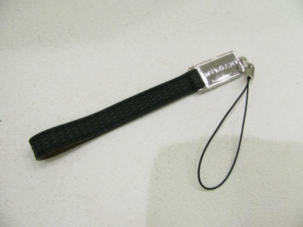 ブルガリ 携帯ストラップ 黒系 [新品同様]