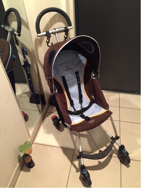 ☆フランス☆べべコンフォート社製 ベビーカー 雨カバー&マフ付_1