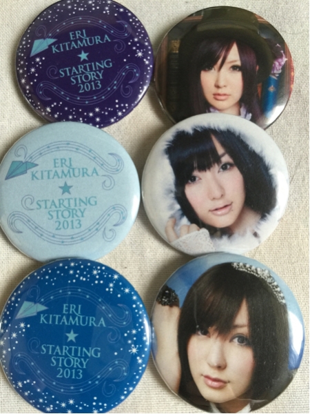 喜多村英梨 バッチ セット ライブ グッズ_1