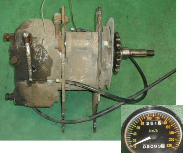 カワサキ　W1SA　ミッション