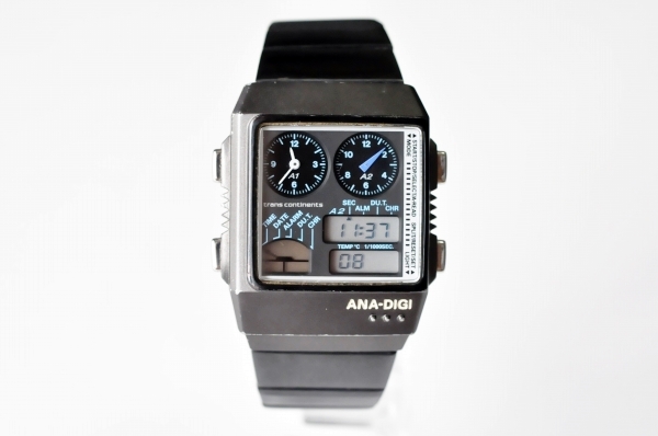 CITIZEN アナデジテンプ 稼働品 トランスコンチネンツコラボ 希少