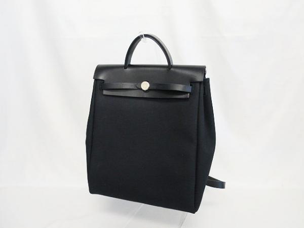 HERMES エルメス エールバッグ アド リュック 黒 al1509b