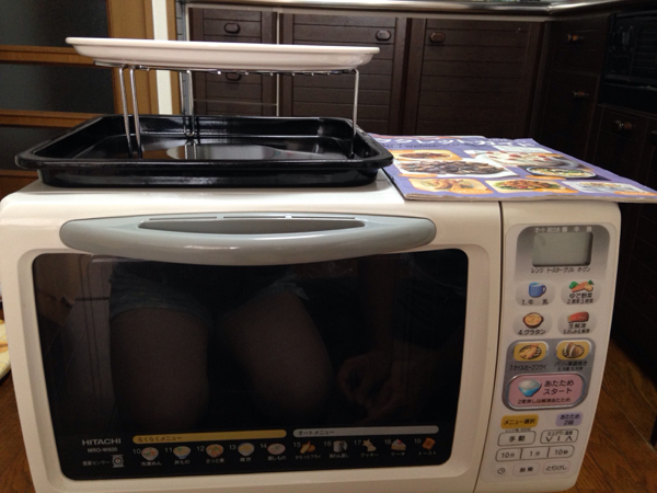 日立オーブンレンジ（中古）付属品有り
