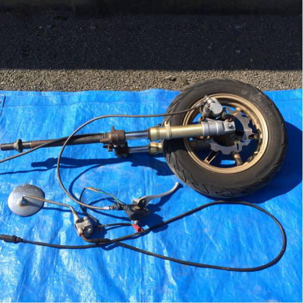 AF24 ジョルノ ディスク化 フロントセット AF35 Dio ZX 中古(フロント