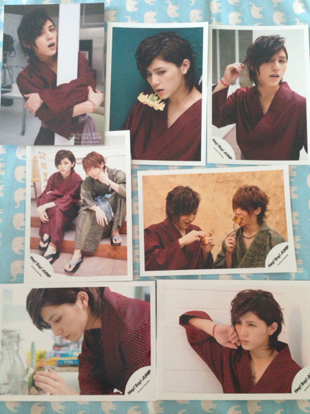 山田涼介 浴衣 公式写真☆７枚 Hey!Say!JUMP