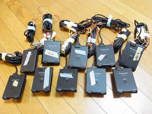 10個 軽自動車 通行確認済み パナソニック ETC ET807D ET809D