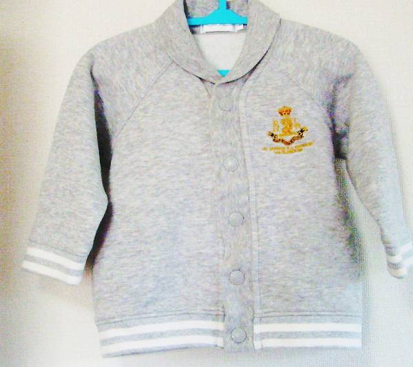 ラルフローレン♪グレーショールカラーカーディガン80 美品