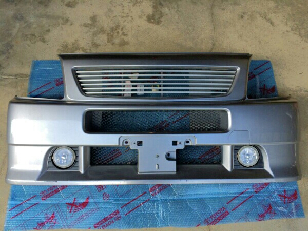 バモス 中古 HMフロントバンパー ガンメタ