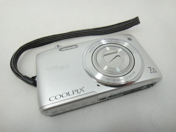 中古美品 Nikon/ニコン デジタルカメラ COOLPIX S3400 シルバー 中古