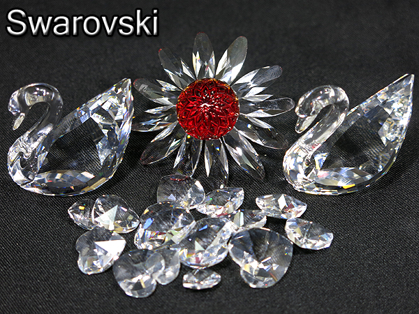 1円~★KJB★スワロフスキー SCS会員限定 スワン＆ハート他セット