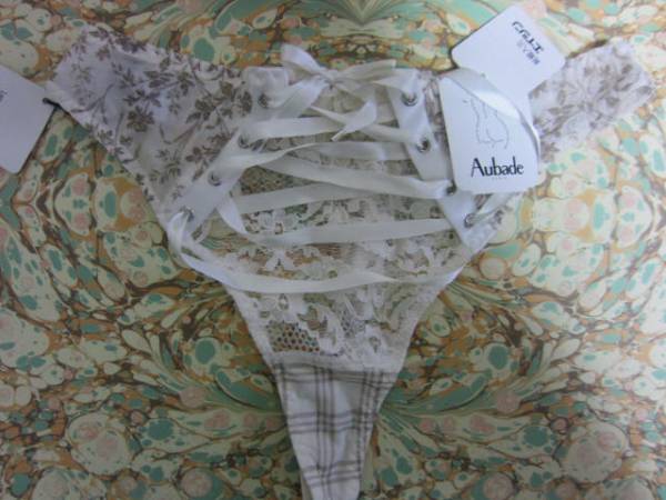AUBADE◆オーバドゥ LA DAME FLANDRES タンガ 1(S-M)単品◆希少