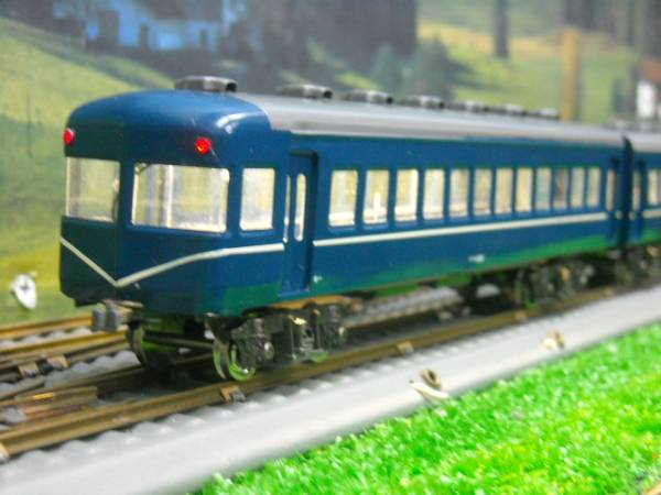 HOゲージカツミの中型自由形客車３両室内灯付とED58型電機