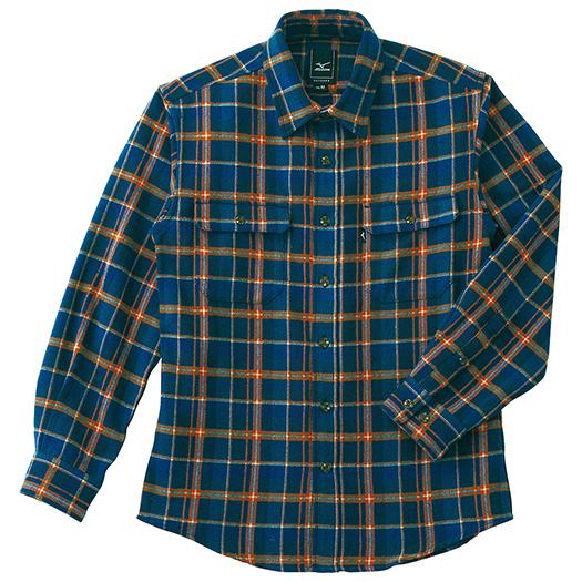 ★11/4 新品 ブレスサーモウール・トレイルシャツ ブルー XL