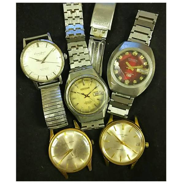 シチズン★オートマ&手巻き★ハイライン含む5本★ジャンク#1