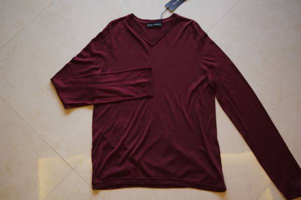 伊制新品 ドルガバ DOLCE & GABBANA シルク100%セーター 13万