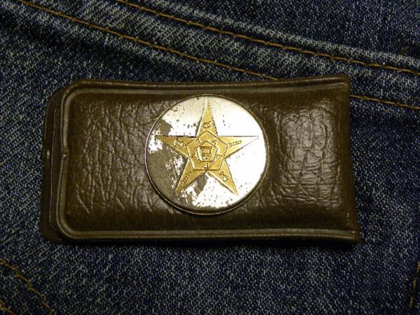 ★フリーメイソン　マネークリップ