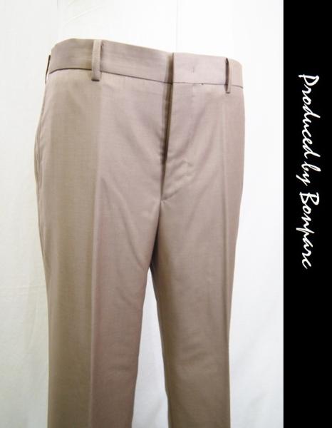 新品SIEG.F定価15，000円高品質毛100%スラックス2018茶W86限定W7A