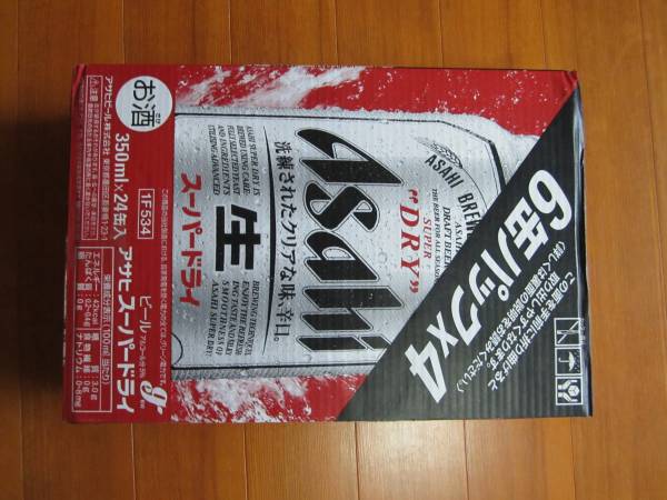 アサヒ　スパードライ　６缶パックX４