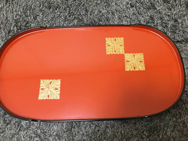 ★お盆/輪島塗/極上本堅地/骨董品/高級漆器/茶道具/漆芸/新品★