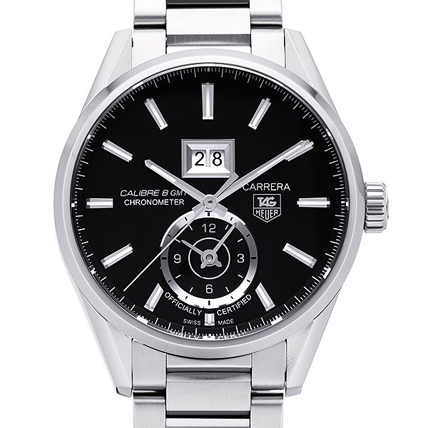 タグ・ホイヤー カレラ グランドデイトGMTキャリバー8　正規美品