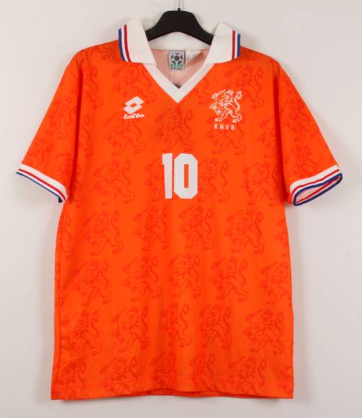 94 オランダ(H)#10ベルカンプ BERGKAMP 半袖 正規 1994W杯 XL