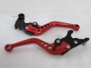 CNCショートレバー 赤 YZF-R25/R30 ビレット