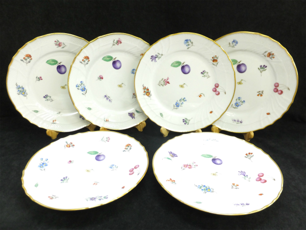 【中古】リチャードジノリ ベッキオ フルーツ プレート 6点SET