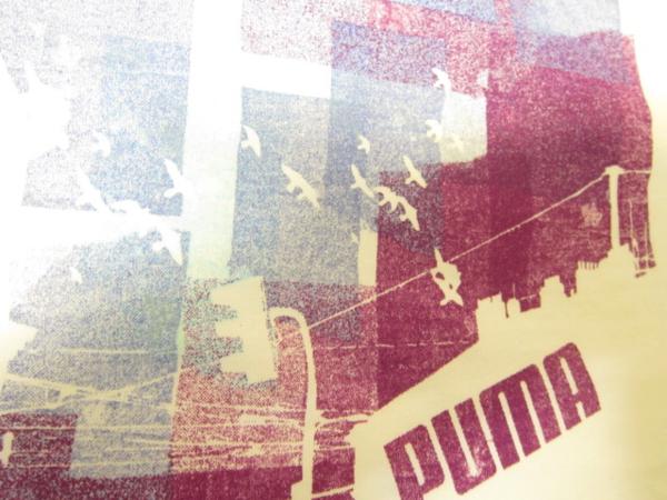 (1●1C)新品プーマ女性スポーツ半袖ロゴTシャツ2PS(US/△838 m4x_6