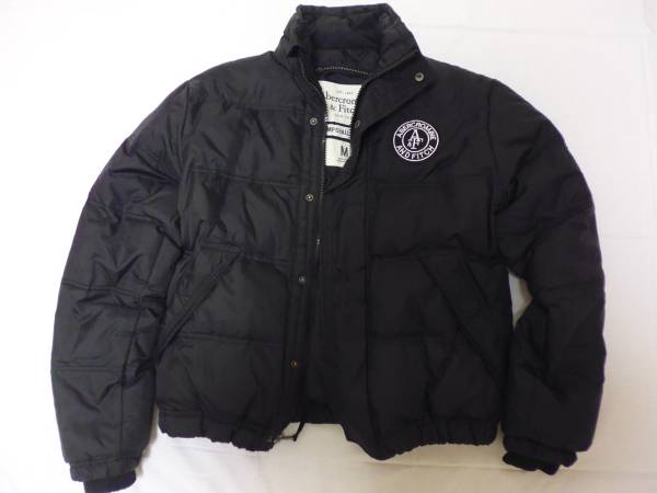 アバクロ/Abercrombie・ダウンジャケット M　　黒　本物