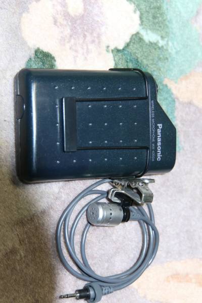 Panasonic 800M タイピン形 ワイヤレスマイク WX-4300A