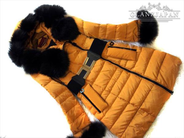 KT28*限定1点*9号*フォックスファー*取り外しできるダウンコート
