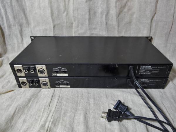 YAMAHA 31バンド グラフィックEQ GQ1031B2 2台セット 動作品 GEQ 
