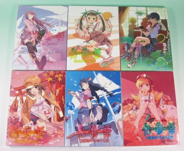 化物語 Blu-ray 完全生産限定版 全6巻単巻セット 付属品