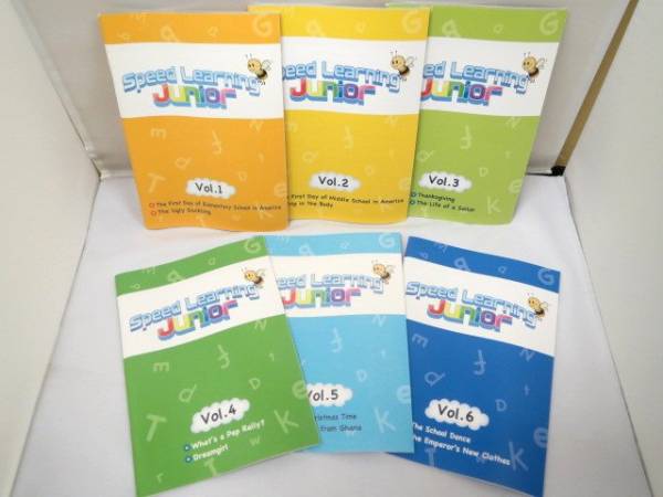 ■スピードラーニング Jr.　ジュニア　１～６巻 プレーヤー付■