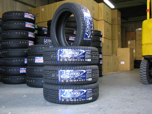新品4本で送料含16000円～　165/55R14■　GY/ LS2000 HB2