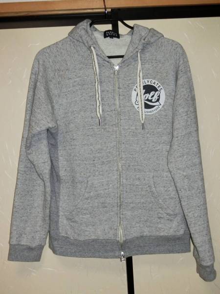 ★PEARLY GATESパーリーゲイツ　グレー杢の前開きトレーナー4★