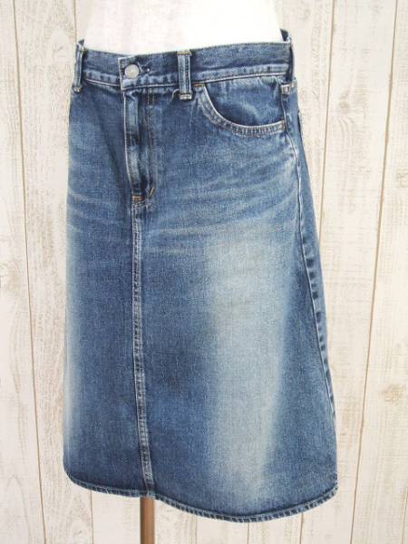 5-2409□DEEP BLUE/ディープブルー/デニムスカート