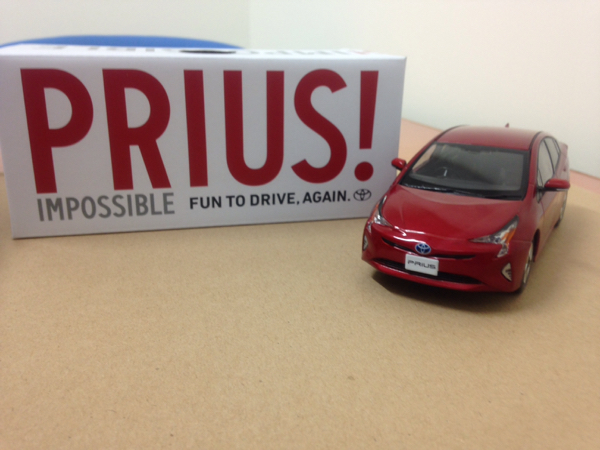 新型プリウス(PRIUS) カラーサンプル ミニカー 9台セット_1
