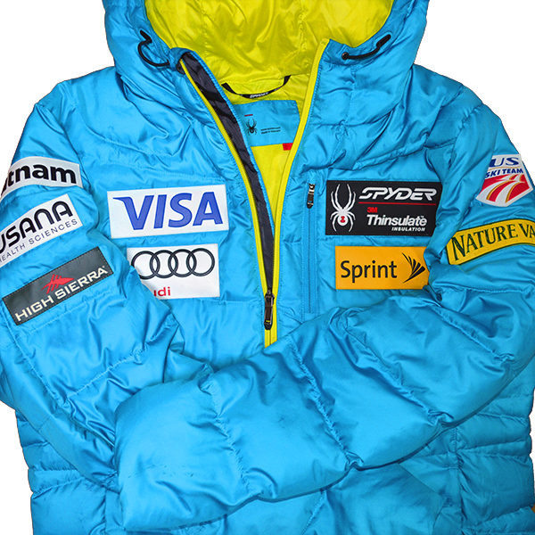 超貴重 SPYDERスパイダー 2015 US Ski Team Down JKT 非売品 米M