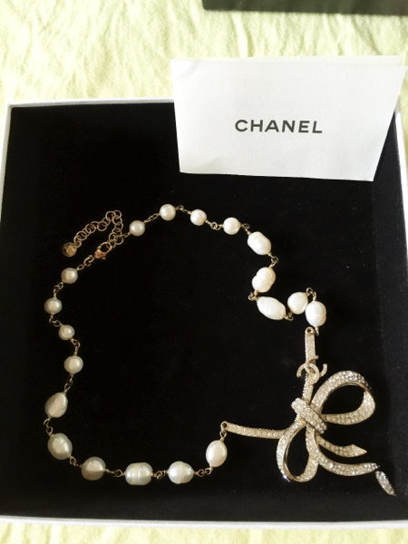 CHANEL シャネル パールリボンネックレス ヴィンテージ