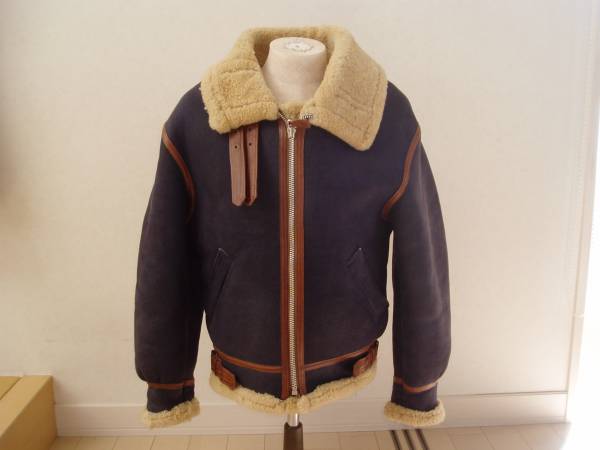 即決USED☆AVIREX☆フライトＪＫＴ＜B-3＞ 40ネイビーアメカジ