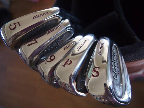 ★美品 MIZUNO(ミズノ)軟鉄鍛造キャビティアイアン 5本セット(L)
