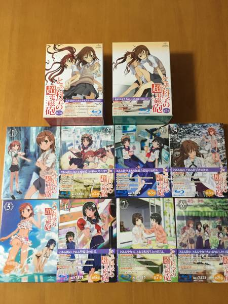 初回限定版 とある科学の超電磁砲 Blu-ray 全8巻＋OVA 中古