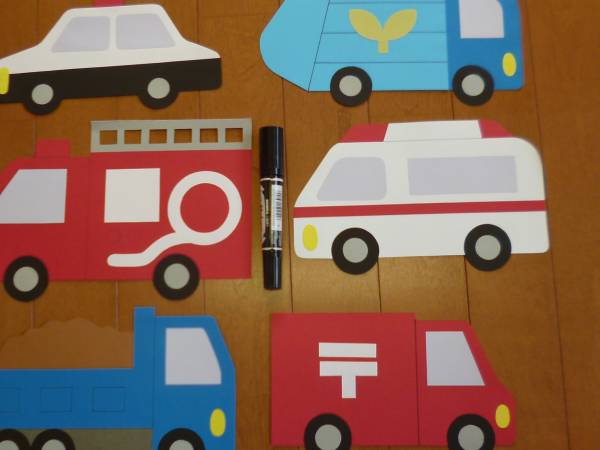 壁面飾り のりもの 働く車 知育 保育園 家庭 施設 幼稚園の質問一覧