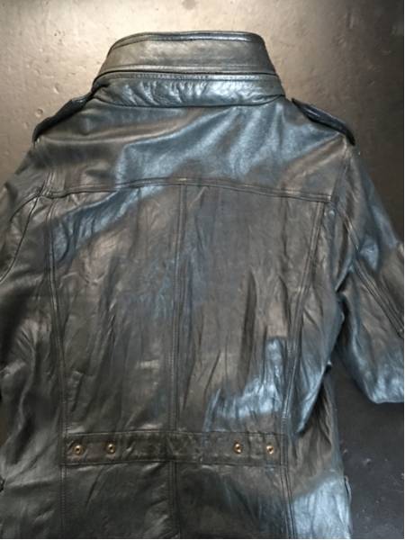 【USED】L7 REAL HIP ハーフレザージャケット: M darkolive