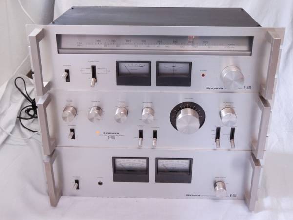 売り出し格安 PIONEER C-1500/M-1500/F-1500 プリ・パワーアンプセット