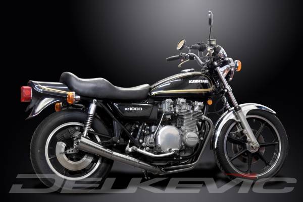 DELKEVIC エキパイ マフラーKZ1000サイレンサーA1 A2 MKII 77-80