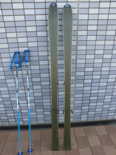 Fischerのカービングスキー／ビンディングセット　156cm