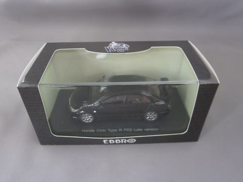 ホンダシビック タイプR FD2 late version ブラック エブロ1/43 番