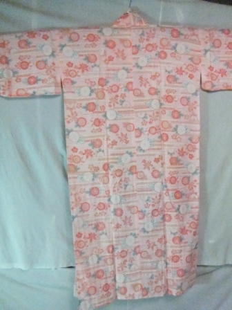 女性用 友禅染 高級 ガーゼ 寝巻き パジャマ 浴衣風 介護にも